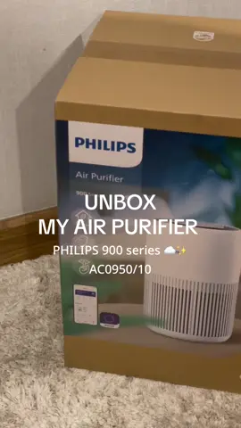 Unbox เครื่องฟอกอากาศในวันที่อากาศโคตรจะแย่ 👻💨 #เครื่องฟอกอากาศ #airpurifier #philips #philips900series #ฝุ่นpm25 