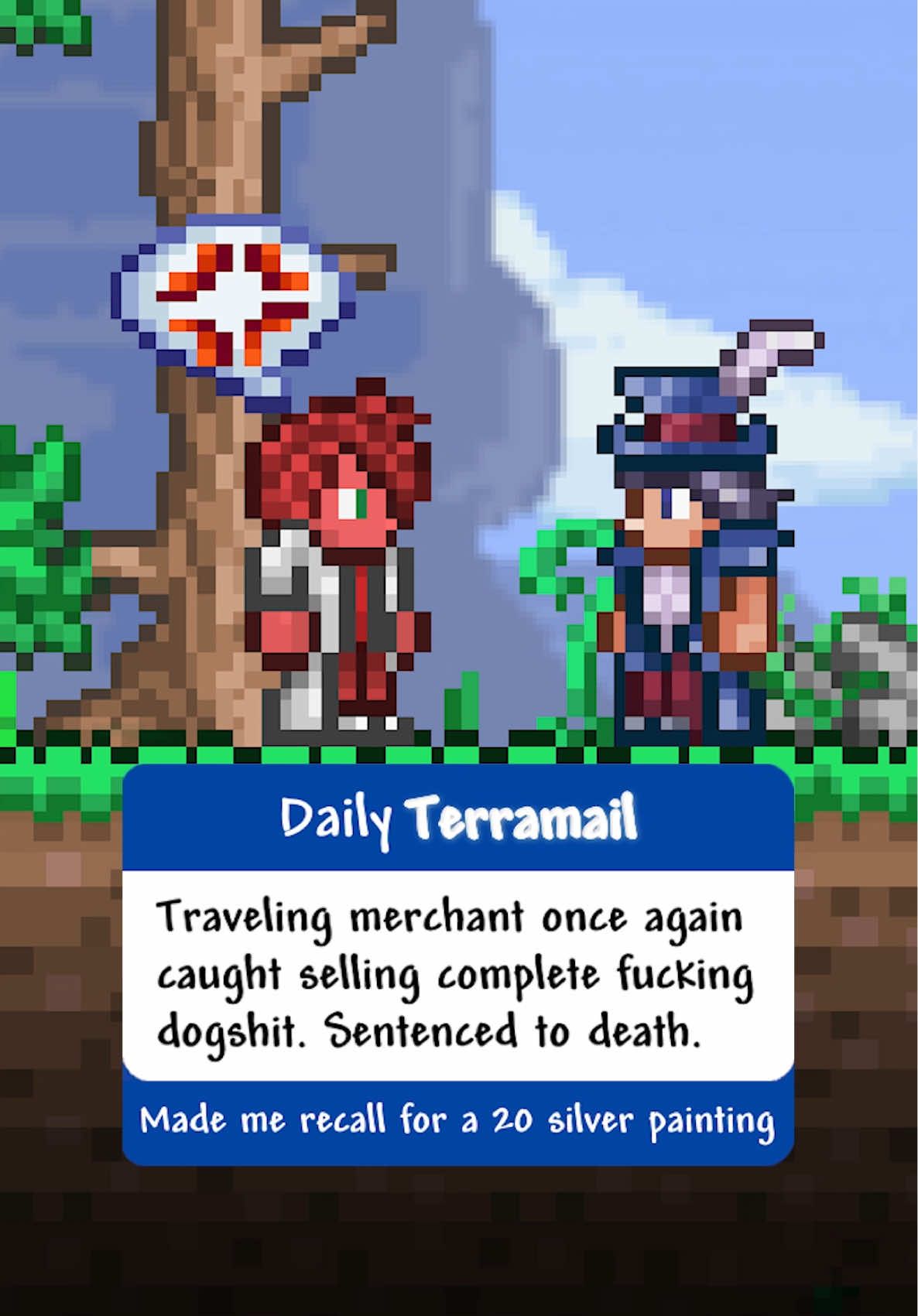 Sorry. Light crash out. #terraria #terrariamemes #memes #dailymail 