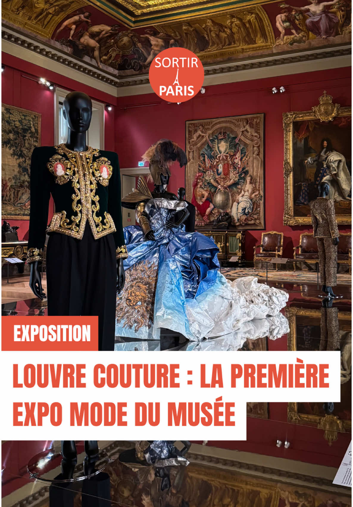 Le Louvre dévoile pour la première fois de son histoire une expo mode exceptionnelle ! Chanel, Balenciaga, Dolce&Gabanna ou encore Dior envahissent le musée pour se fondre dans les collections permanentes. lci, tu déambules parmi les chefs-d’oeuvre historiques et emblématiques du Louvre dialoguant avec les robes Haute Couture de grand créateurs. Des galeries du Moyen-Âge, au appartements de Napoléon III en passant par les salles Renaissance, on explore les liens entre couture et culture.  3 raisons d’y aller : - Des robes Haute Couture - Déambuler parmi les chefs-d’oeuvre - Explorer les liens entre couture et culture 🟠 Lieu : Musée du Louvre, 75001. 🟠 Dates : Du 24 janvier au 21 juillet 2025. 🟠 Prix : Gratuit pour les -26 ans et plein tarif (musée + exposition), 22 euros. Plus d’infos : sur le site Sortiraparis (lien en bio). #sortiraparis #paris #quefaireaparis #sortirparis #sortieparis #quefaireparis #expositionmode #mode #parisianlife #parisianlifestyle #parisianstyle #parisstyle #louvre #louvremuseum #louvreparis #museedulouvre 