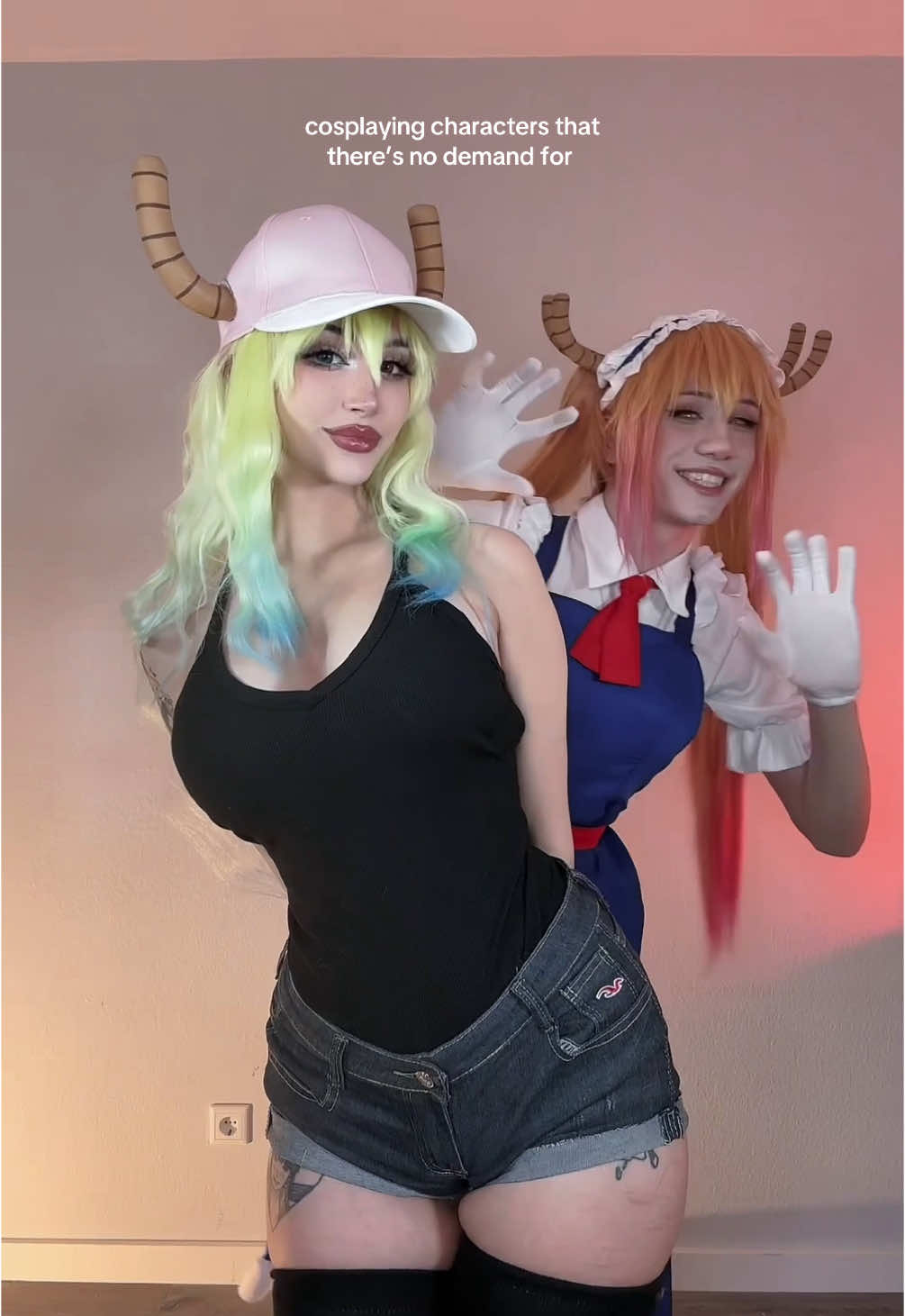 Tohru: @🌸Jean🌸 FINALLY we managed to duo cosplay together after years #misskobayashisdragonmaid #anime #cosplayer #cosplay #fyp 