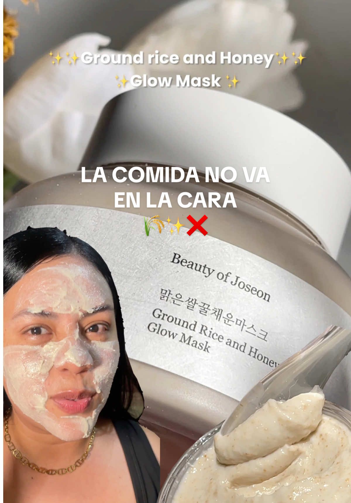 Ground Rice and Honey Glow Mask ✨  Recibí este producto por parte de @Picky Shop: @Beauty of Joseon @Picky Shop: ✨🌾 para darles mi reseña  La mascarilla de arroz con miel de The Beauty of Joseon es un tesoro de la cosmética coreana. Su fórmula rica en arroz y miel hidrata, ilumina y calma la piel, dejándola suave y radiante desde el primer uso ✨.  Perfecta para pieles secas o apagadas, brinda resultados visibles con ingredientes tradicionales y confiables 🌿. ¡Tu piel te lo agradecerá! #pickyreview #gopicky #pickyxbeautyofjoseon #beautyofjoseon #mascarilladearroz  #skincarecoreano #cuidadodelapiel #glownatural #mascarillacoreana #hidrataciónintensa #pielradiante #bellezacoreana #rutinadeskincare 