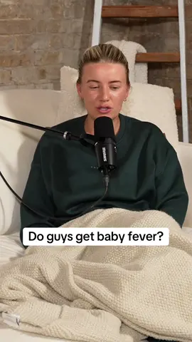 But actually - what is the male equivalent to “my ovaries are tingling”?! 😂 #justalexpod #podcast #newparents #babyfever  🎥: @mike gottschalk 