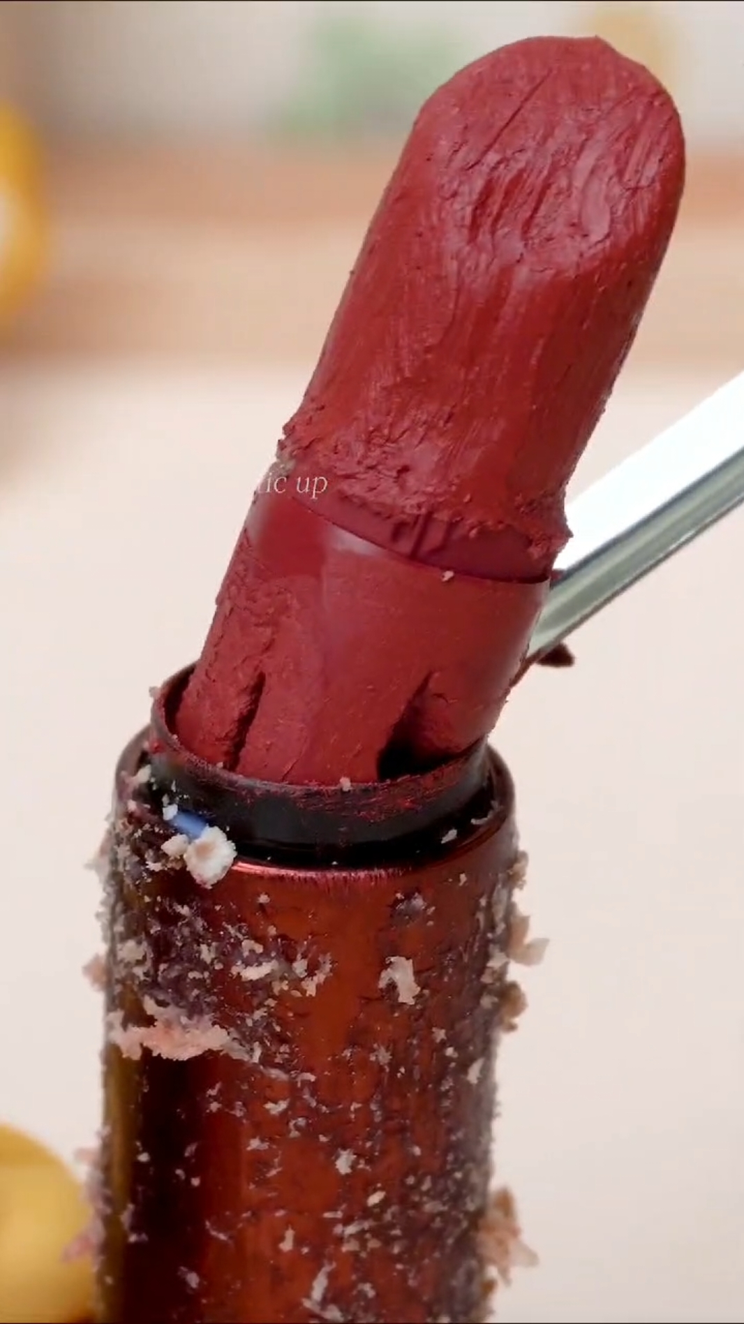 Fixing Burberry Lipstick #cosmeticrepair#satisfying#asmr#oddly#oddlysatisfying#fyp #viral #trending 