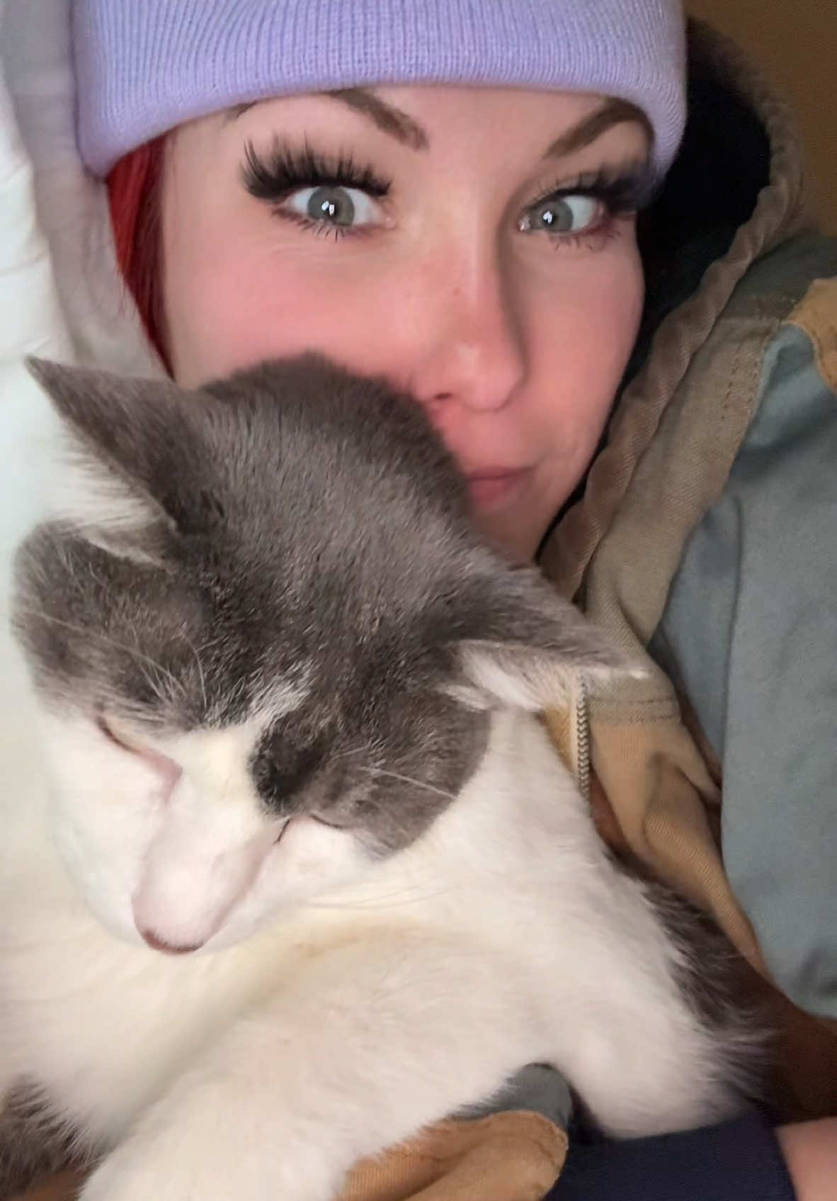 It should be illegal to make your pets move when they’re comfy.. I said what I said 🤷‍♀️