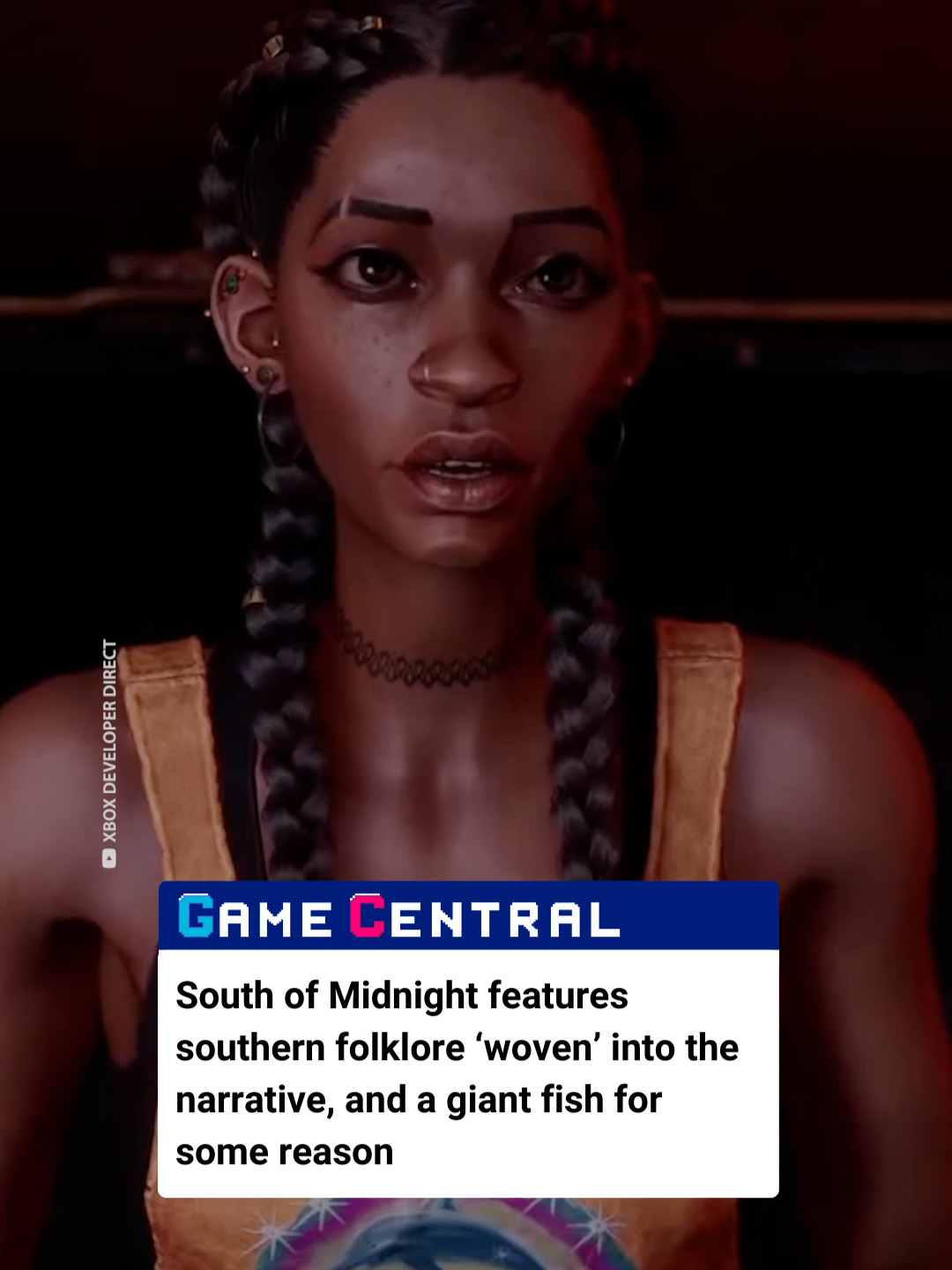 This super stylised southern gothic title features Hazel, who uses her powers as a 'Weaver' to fight, solve puzzles and fix the world. #gaming #gamingnews #xbox #xboxdeveloperdirect #gamedev #developerdirect #xbox25 #microsoft #southofmidnight #southofmidnightgame #southerngothic