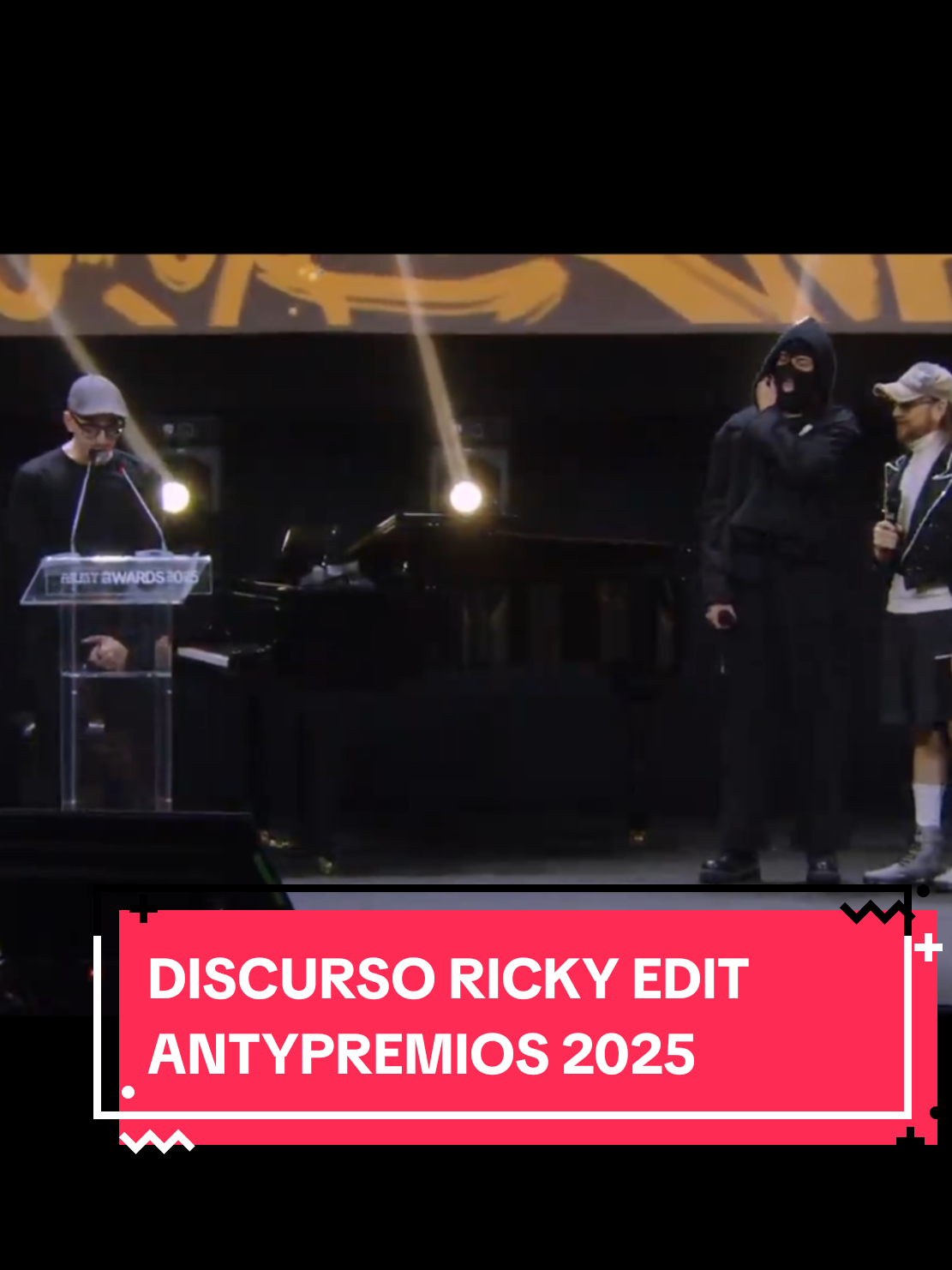 DISCURSO RICKY EDIT GALA ANTYPREMIOS 2025 CECIARMY #premiosceciarmy #santiagosegura #ceciarmy #antipremios #rickyedit 