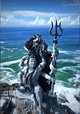The Aazhimala Shiva Temple is a Hindu temple located on the coast of the Arabian Sea near Vizhinjam in the Thiruvananthapuram district of Kerala, India. Dedicated to Shiva, the temple is known for the 18 m (58 ft) tall Gangadhareshwara sculpture, which is the tallest Shiva sculpture in Kerala. #sanatandharma #sanatan #Hinduism #Hindu #desi #viral #fyp #india #worldwide #shiva 