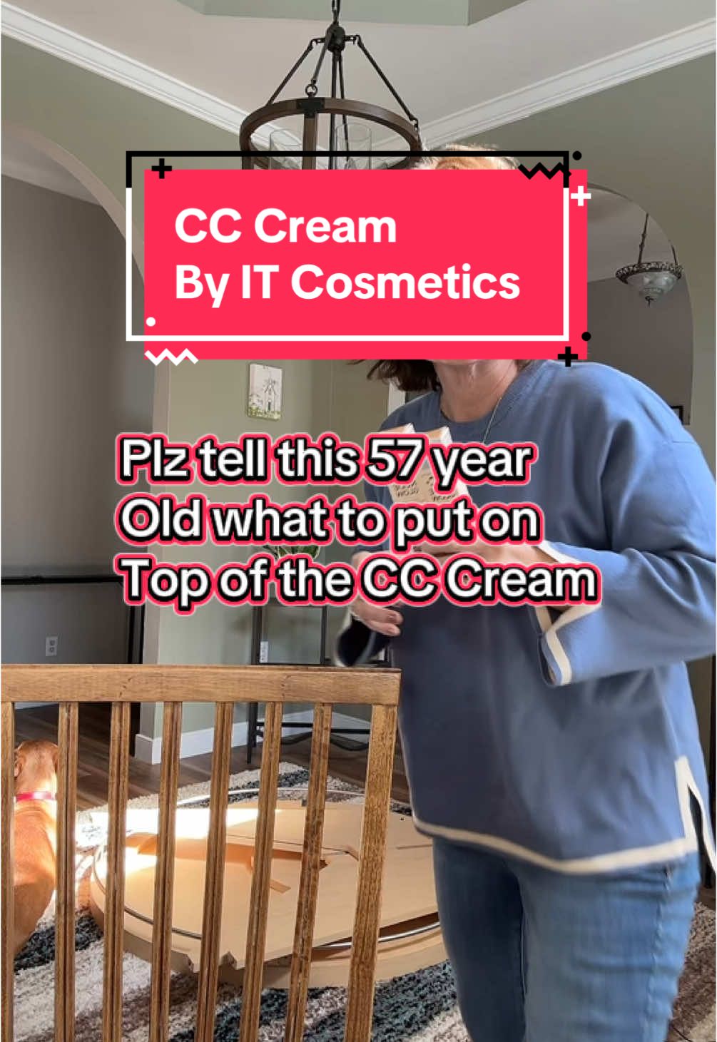 IT cosmetics cc cream is my go to for makeup. #cccream #itcosmetics #itcosmeticscccream #foundationhack #makeupover40 #makeupover50 #glowingskincare 