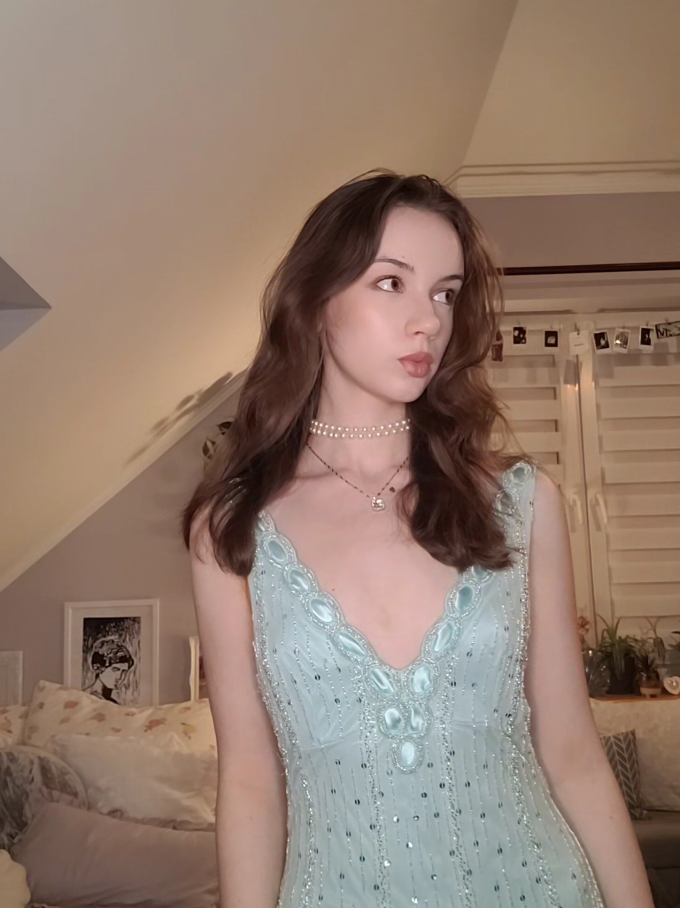 #dress #bluedress #vintage #oceandress #fyp #sparkly #fairy #mermaid #ethereal 