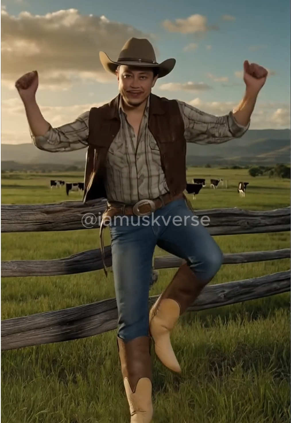 Love this ❤️ #trendingvideo #viralvideos #viral_video #elonmusk #spacex #tesla #dance #funkbrasil #spacex #ai #ia #aiart #roça #cowboy #horse #cow #cowgirl #brasil🇧🇷 #br #brasil #funk 