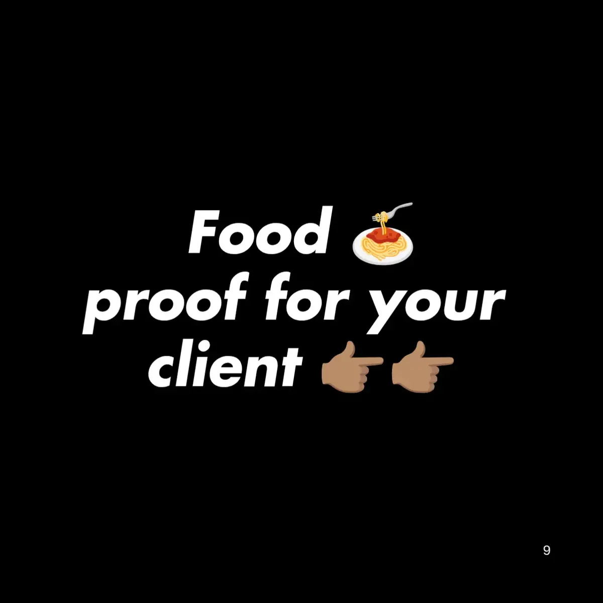 #updates #geniusupdate #format tell your client that you're eating or you're about to eat 