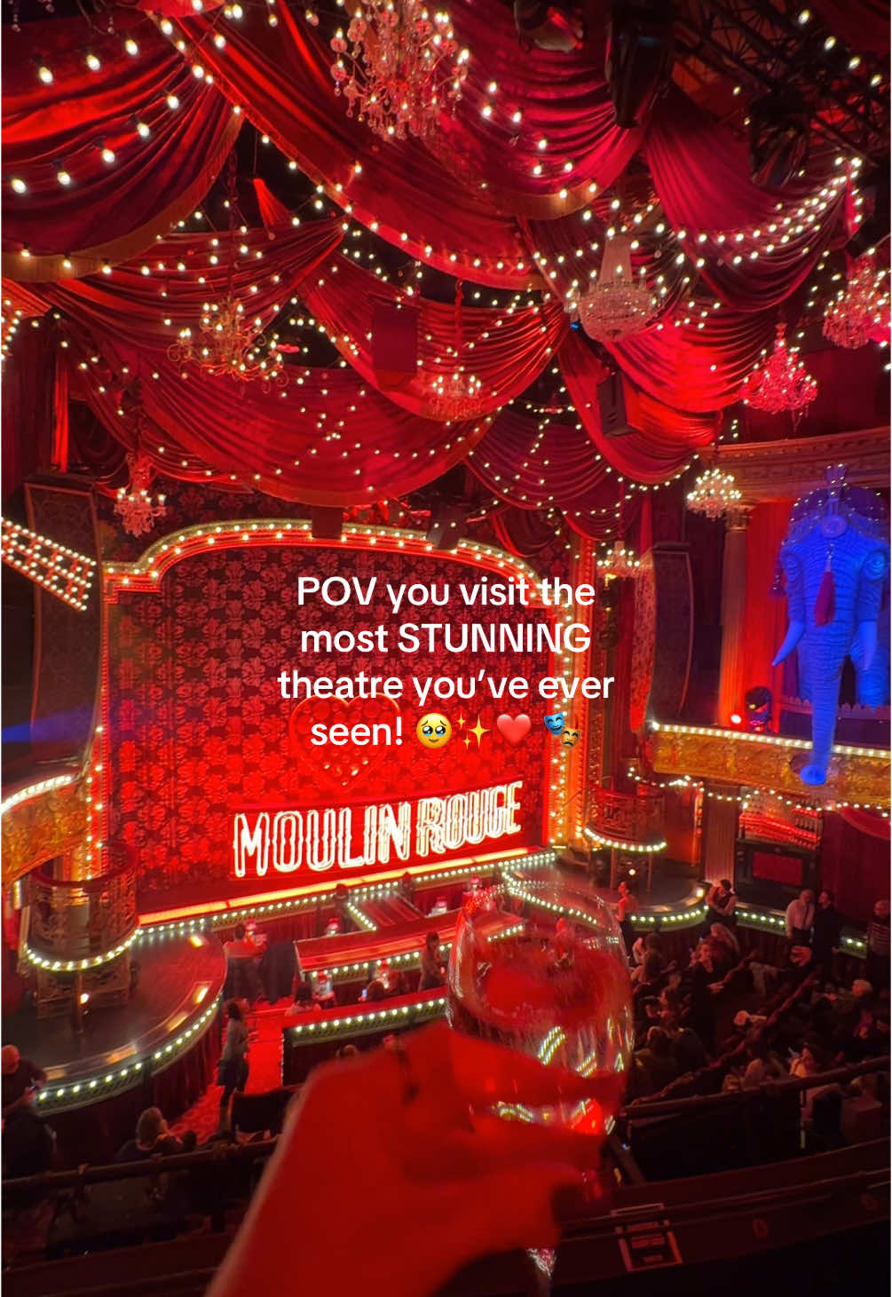 The West End at its best ✨ 📍Moulin Rouge The Musical 🎶 🎭 @OfficialLondonTheatre  #westend #theatre #musicaltheatre #londonactivities #moulinrouge #londonguide #whattodoinlondon 