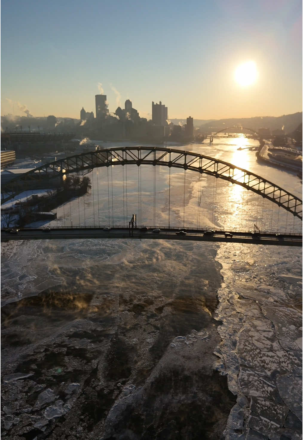 Frozen River 🧊 #bhphotographypa #PittsburghPhotographer #pittsburgh #pgh #412