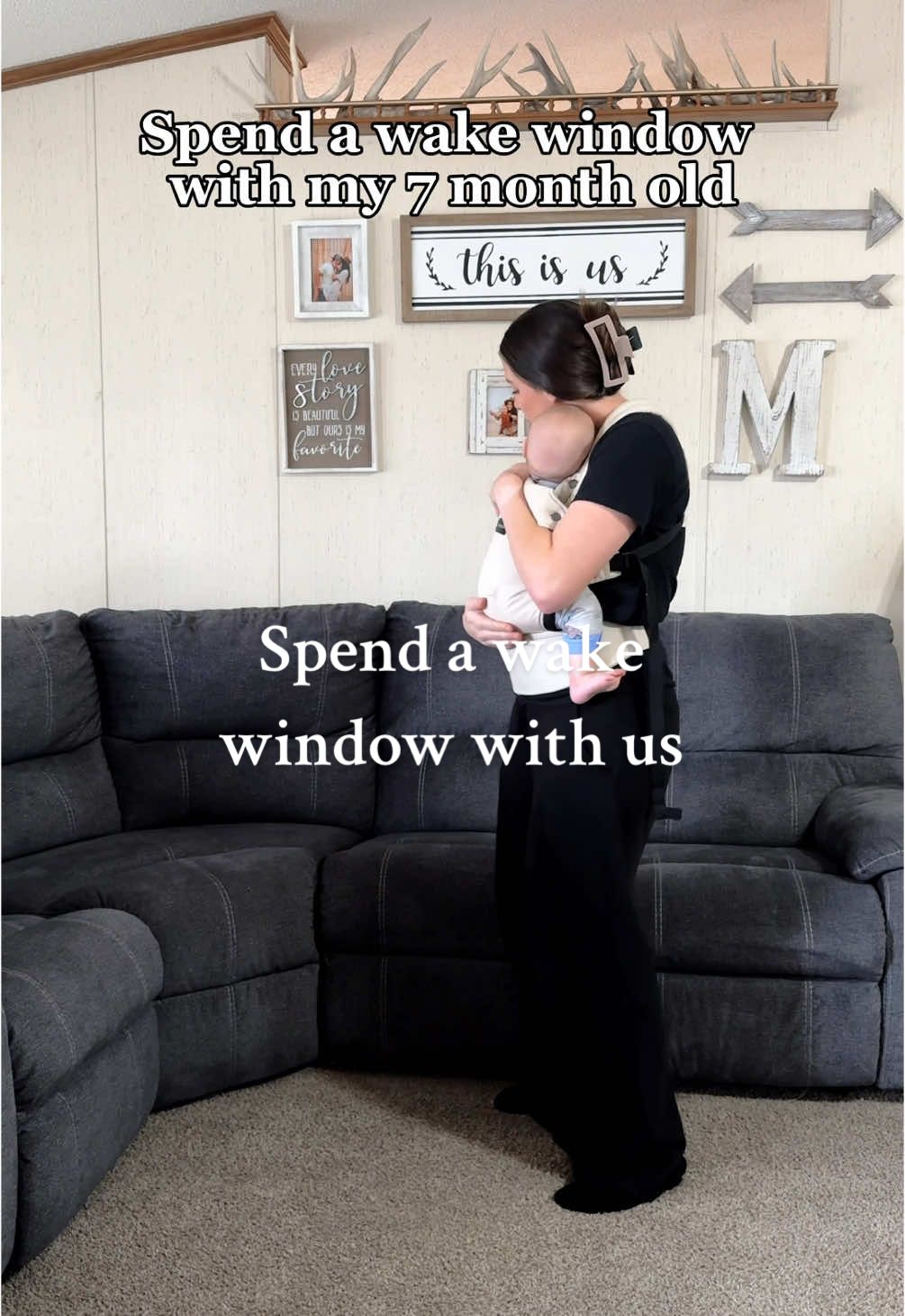 Spend a wake window with us! #momlife #baby #fyp #momof3 #toddlermom #sahm #foryou #wakewindow #motherhood 