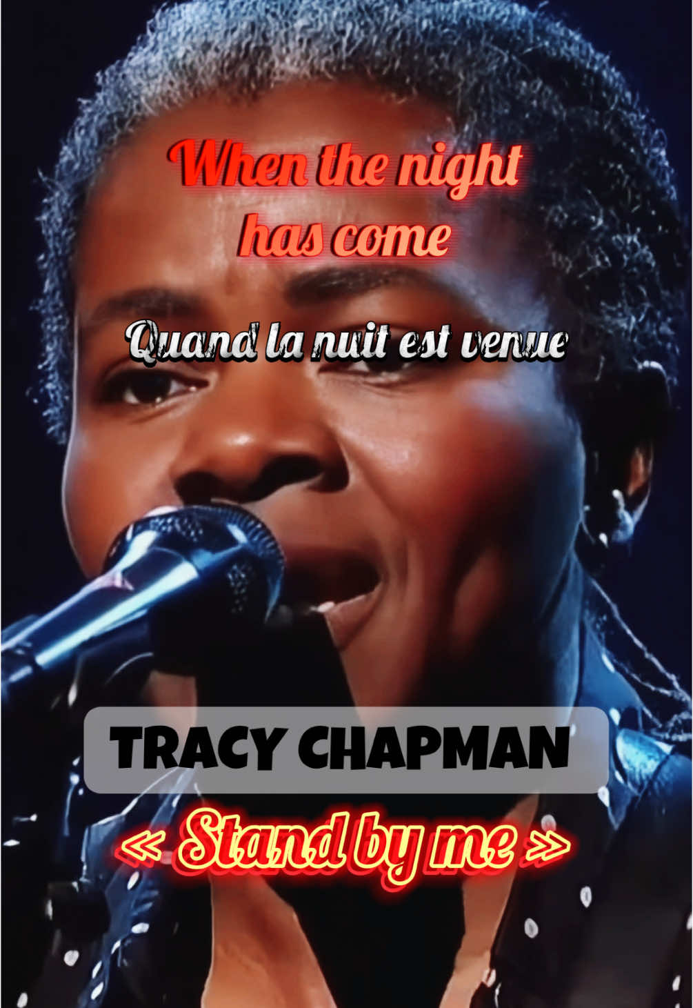 Tracy Chapman «  SATAND BY ME » #tracychapman #standbyme #lovesong #lovemusic #chansonfrancaise #chansondamour #amour #parole 