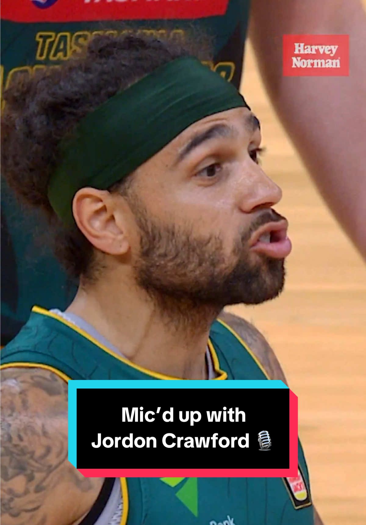 In The Zone: Mic’d up with Jordon Crawford 🗣️ Some of the best on-court access we’ve seen in the NBL, thanks to @Harvey Norman 🤩 #bball #nbl #basketball #hoop #hooper #sport #us #aus #NBA #usa #micdup #mic #microphone #sports #australia 