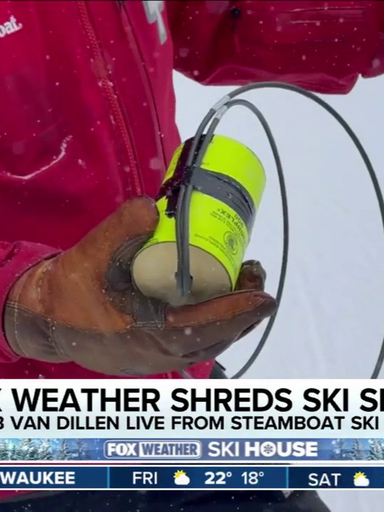 FOX Weather Meteorologist Bob Van Dillen talked about his latest antics for the FOX Weather Ski House. Some of them involved skiing with an Olympian and learning about avalanche mitigation by using bombs. FOX Weather Ski House is sponsored by Eddie Bauer. #snow #skiing #cowx #foxweather