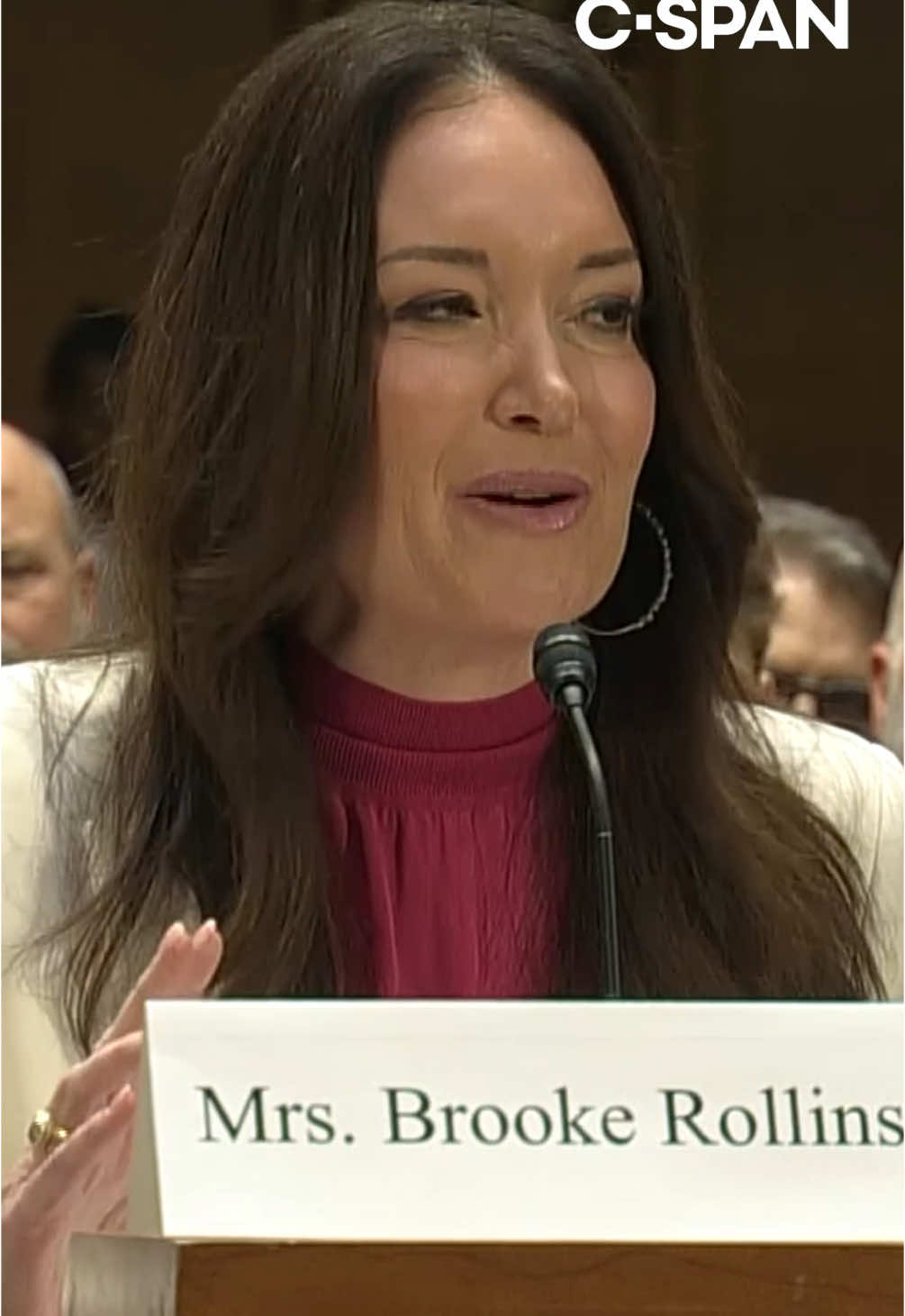 Brooke Rollins, the president’s nominee to lead the Agriculture Department, pledged at her confirmation hearing Thursday to champion farmers and ranchers while positioning them for the future.   “Agriculture is surpassingly important to us as a nation,” she told the Senate Agriculture Committee. “All Americans are important, but the farmer, the worker of the land who feeds all the others, is amongst the most notable.”   Mr. Rollins, who was a White House staffer during the first Trump administration, said the agriculture industry was facing one of the most economically challenging moments in its history.   She said she would prioritize deploying disaster and economic assistance, investing in rural development programs, strengthening export markets, eliminating regulations, and ensuring nutrition programs are effective and efficient.   The nominee acknowledged that President Trump’s plans for mass deportations and tariffs could hurt the industry, but said she would take steps to lessen the impact.   “He believes that it is a very important tool in his toolkit to continue to bring America back to the forefront of the world, and to ensure that we have a thriving economy,” she said. “But just as he did and we did in the first administration, he also understands the potential devastating impact to our farmers and our ranchers.”   She said USDA will work “to ensure that we can close those holes for our farmers and ranchers moving forward under any sort of tariff execution in the next coming days, in the next few years.”   Watch more at c-span.org #agriculture #usda #senate #cspan 