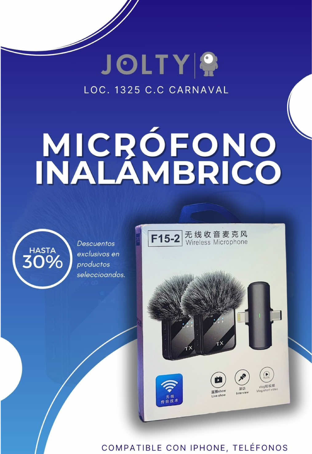 🎤🔊 ¡Lleva tu sonido al siguiente nivel! 🔊🎤 Presentamos el Micrófono Solapa  TX F15-(2 en 1), la solución perfecta para tus grabaciones, entrevistas o presentaciones sin cables ni complicaciones. ✔️ Sonido claro y nítido: Ideal para ambientes con ruido, el peludo (antiviento) te garantiza una calidad de audio profesional. ✔️ Inalámbrico y práctico: Disfruta de total libertad de movimiento con la tecnología inalámbrica, perfecta para grabaciones o grabar en vivo. ✔️ Set 2 en 1: Incluye dos micrófonos para entrevistas o grabaciones en pareja, ideal para creadores de contenido, periodistas, y más. ✔️ Diseño discreto y cómodo: Ligero y fácil de usar, perfecto para todo tipo de actividades. ✨ ¡No te quedes atrás! Obtén el tuyo y lleva tu producción a otro nivel. #sonidodecalidad #micrófonoinalámbrico #audioprofesional #creadoresdecontenido #jolty #tecnología #fyp #foryou #fy #soledad #barranquilla 