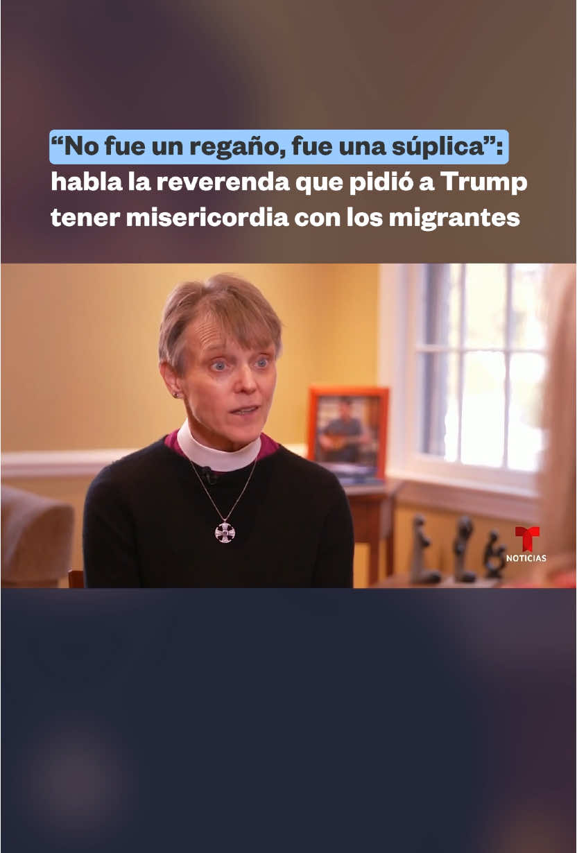 #MariannBudde es líder de la Iglesia episcopal y el sermón que ofreció frente al presidente ha causado polémica. Ha sido alabada por unos y criticada por otros, como #Trump. 