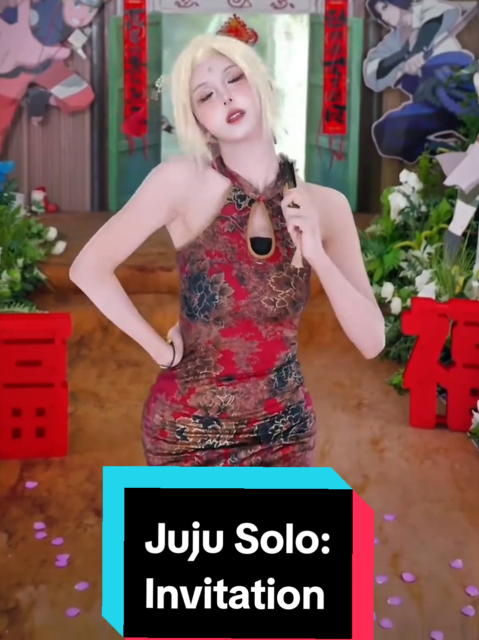 Juju Solo: Invitation by Uhm Jung-hwa Juju is always chic and undeniably magnetic everytime she's wearing a dress in their events 🥰 #livestream #cosplayer #naruto #cosplay #dance #asiangirl #funnyvideos #cute #kawaii #dancechallenge #chinese  #chinesetiktok #dance #crashout #CapCut 