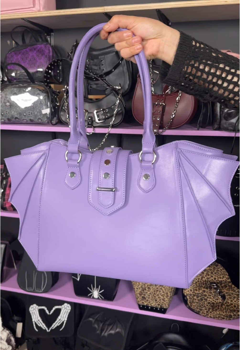 new in stock and very limited 💟🦇 #fyp #bag #purse #corporategoth #gothgirl #alttiktok #gothfashion #tiktokshopjumpstartsale