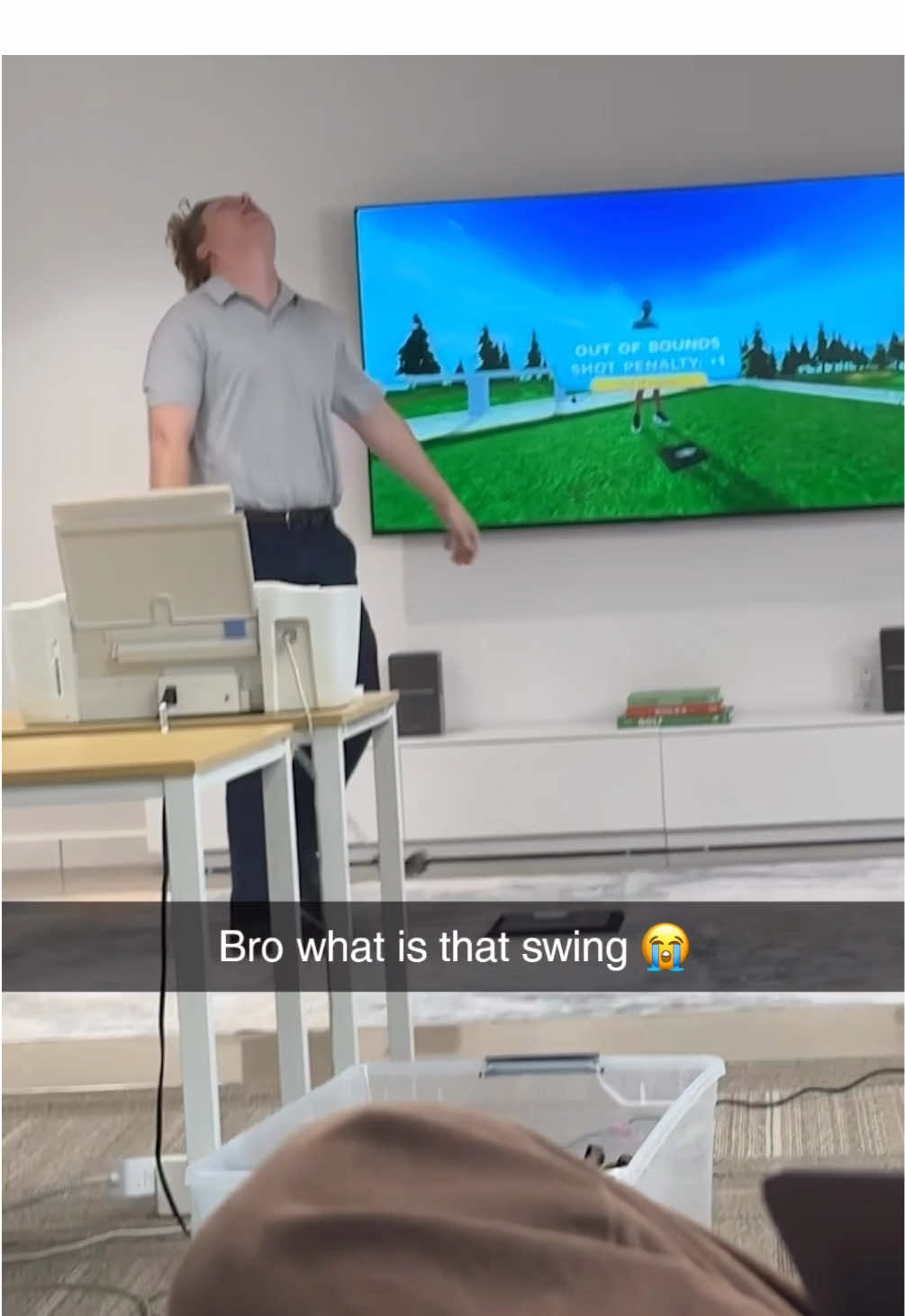 Bro is a threat to the workplace 🙏😂💀 #golf #comedy #golfdaddy