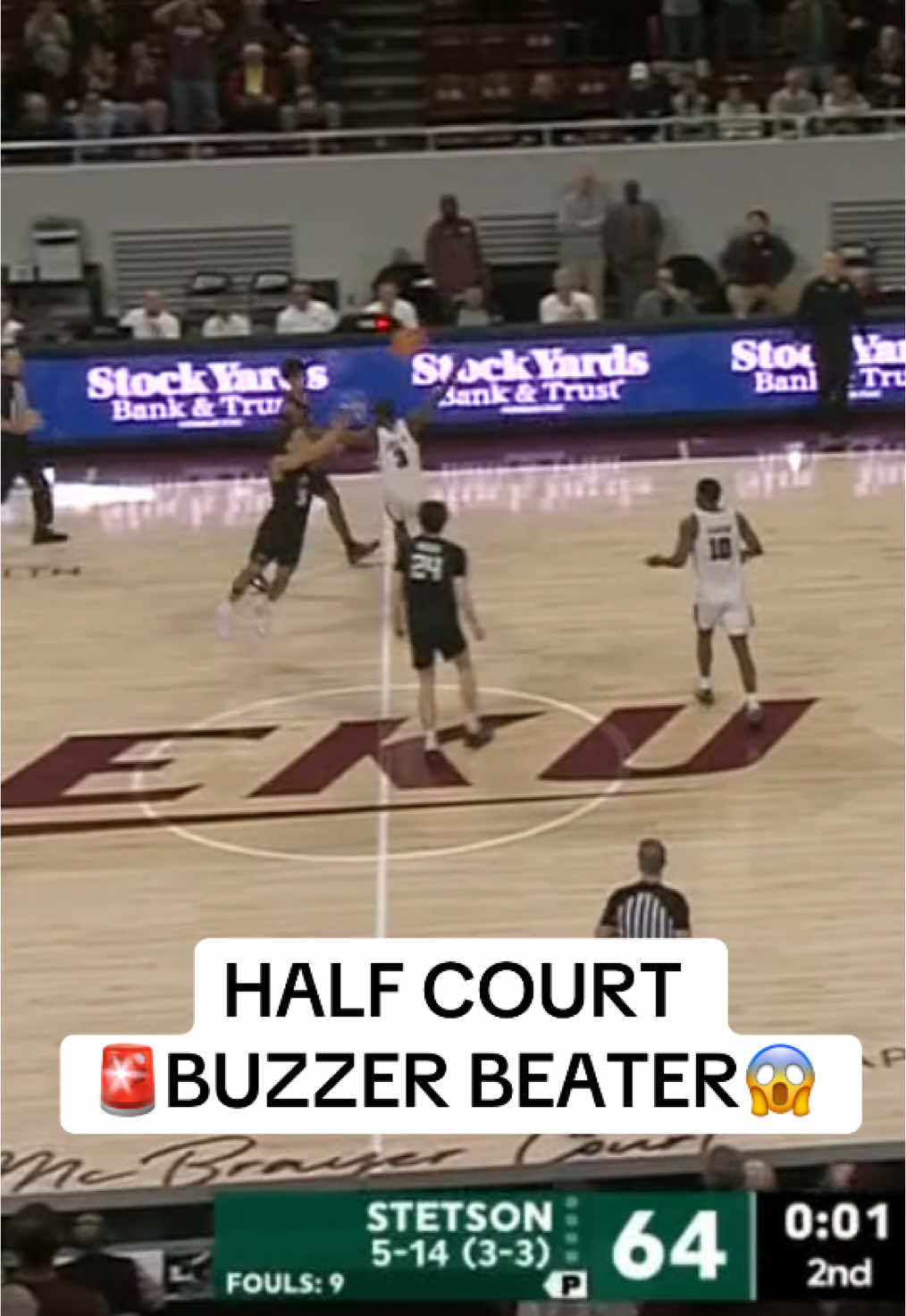 #easternkentucky #mbb #halfcourt #buzzerbeater #basketball 