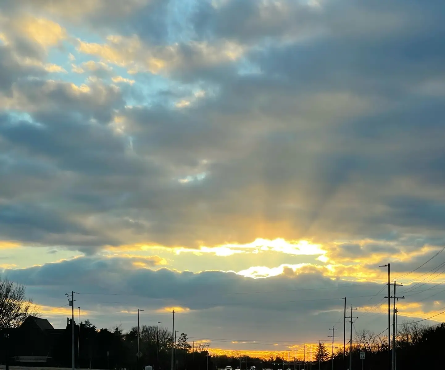 …on the way home tonight…