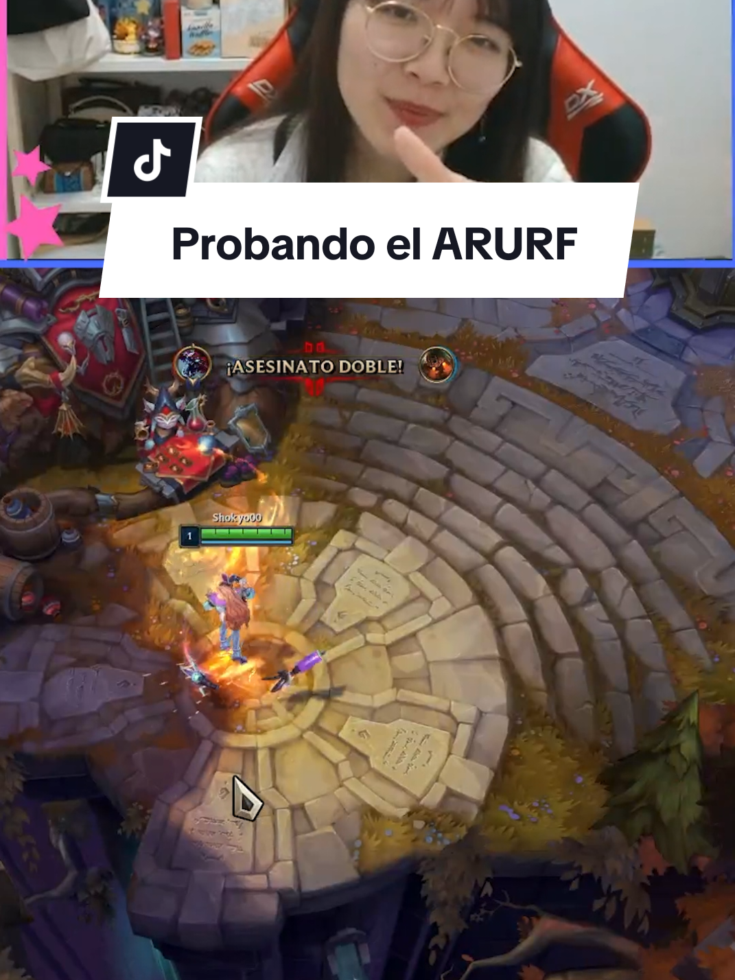 Mi primera partida de ARURF... Es divertido decían #riotgames #leagueoflegends #parati #streamer #Gaming #foryou #fyp #ranked 