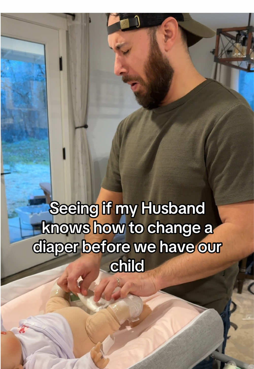 A series of unfortunate events 😂🤦🏼‍♀️ #diaper #dadlife #marriedlife 