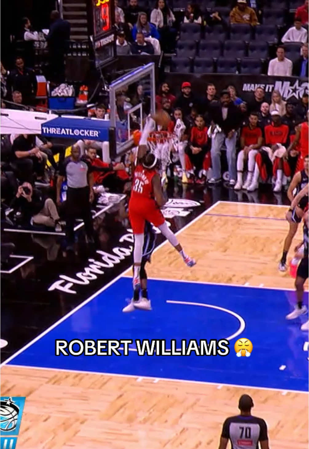 Don’t jump with the Time Lord 🔥 #NBA #basketball #nbahighlights #robertwilliams #fyp 