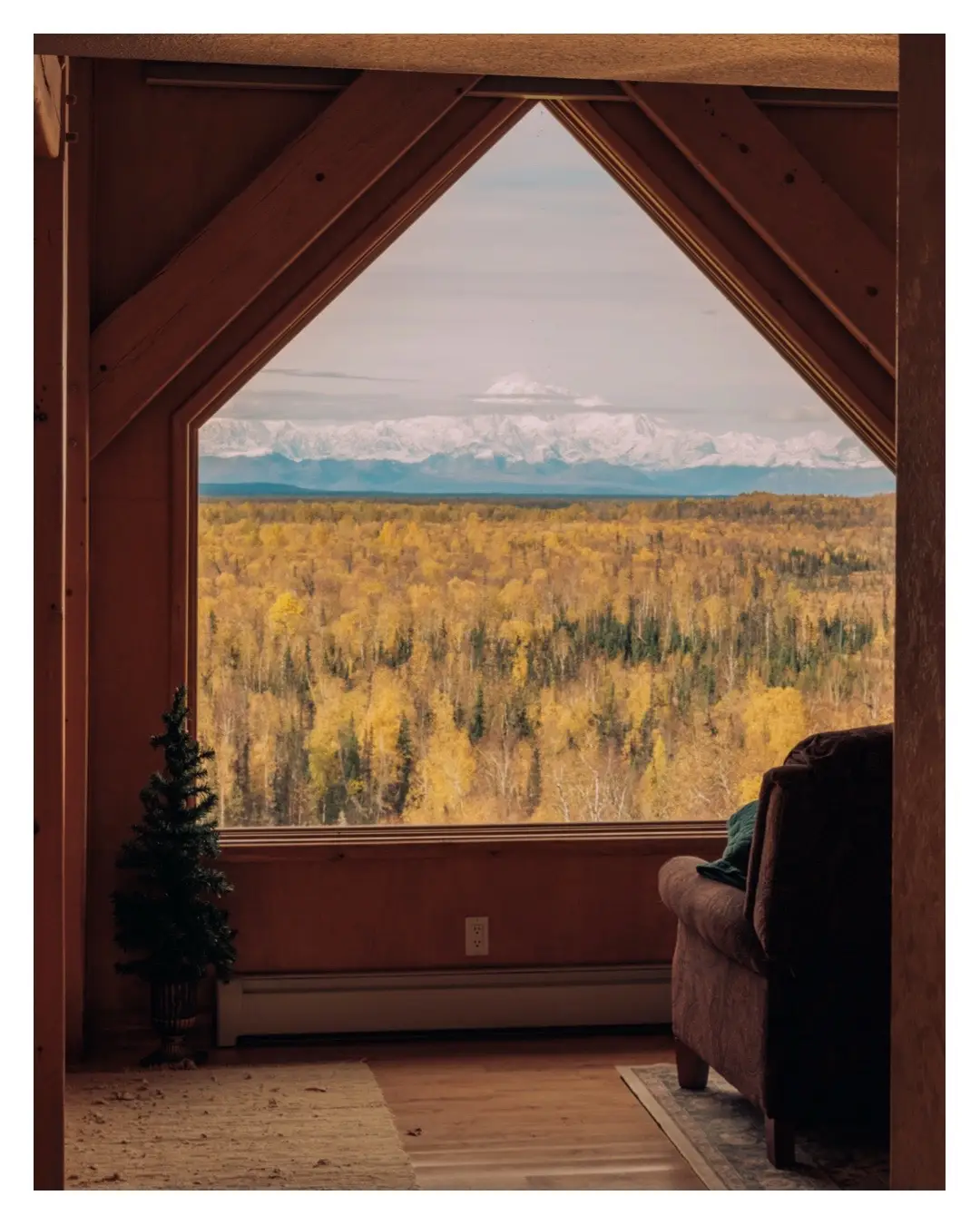 😌 Found tranquility at Denali Overlook Inn #alaska #travel 