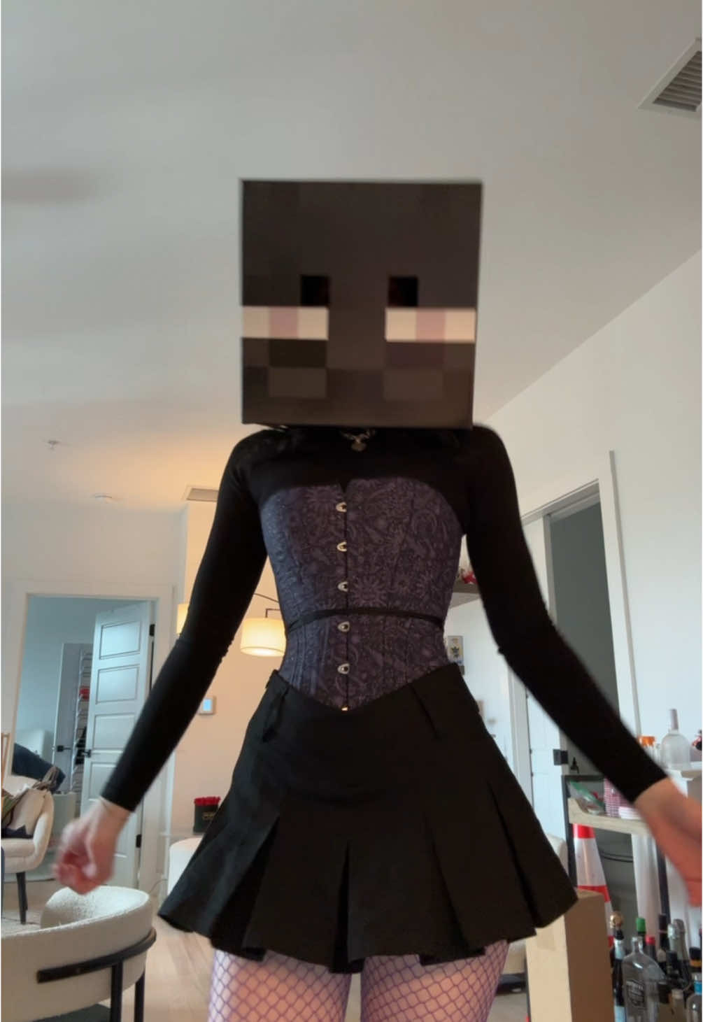 I can’t wait to do this again :3 #enderman #Minecraft #cosplay #costume #comiccon #marvelrivals #game #fyp #foryou @Jared 