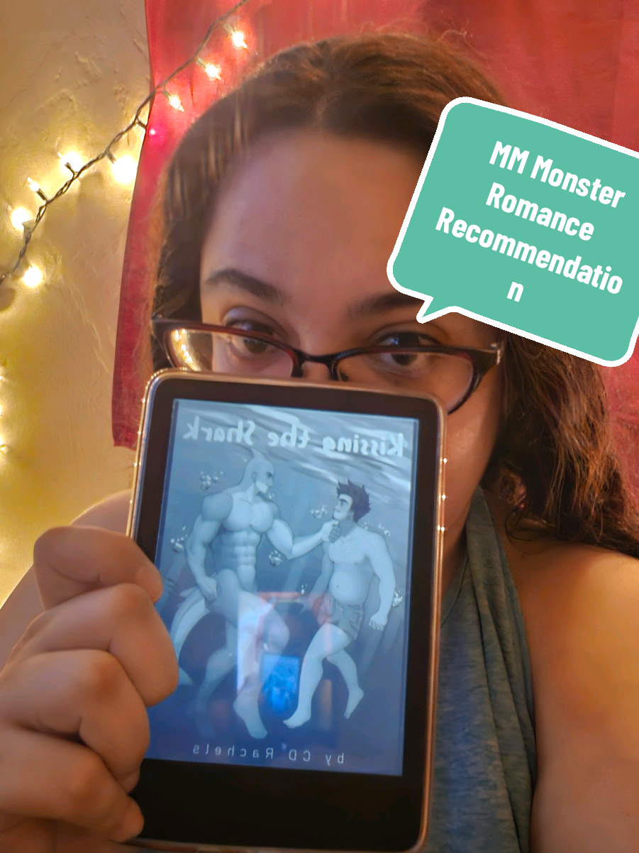 I received this copy as an ARC. All thoughts are my own. Loved this book. Sometimes you need a fluffy and light romance and this is it. It is super cute and sweet. Karlo suffers from self-esteem issues due to his ex and is saved both literally and figuratively by R.J. (shark man). I didn't want this story to end. Reading the story made me feel like I was inside a dreamy bubble of warmth.  The author is an asian-american man who writes mm which is important to note since I feel its important that the mm romance book community have more diverse and male voices.  It was bubbly. It was cotton candy. It was shark approved. 🦈🩷💙🥰 #mmromance #mmmonsterromance #monsterromance #monsterromancebooks #monsterromancerecs #monsterreads 