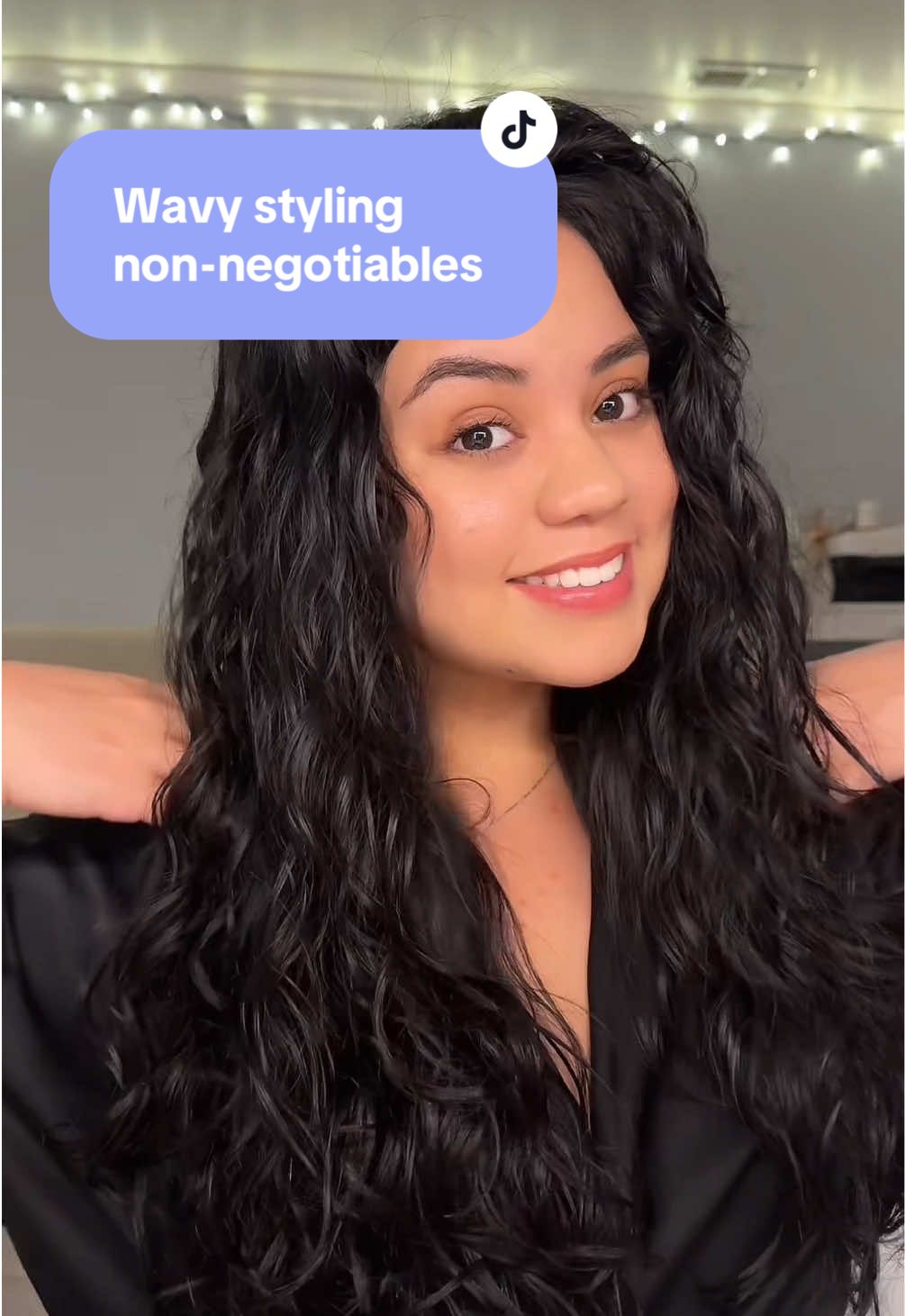 My wavy styling staples! #wavyhair #wavyhairtutorial #wavyhairtips #hairtok #jackiehdzm 