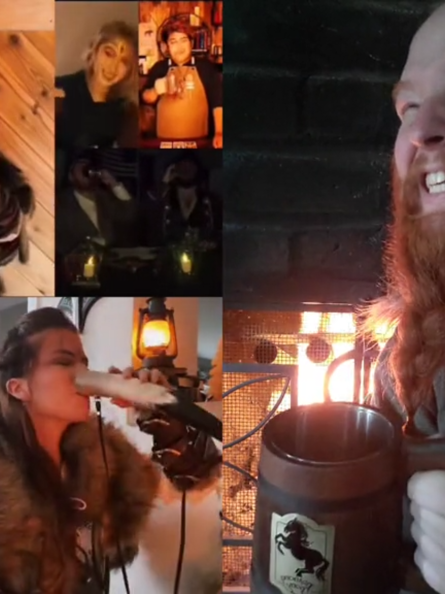 I'd love to do this with everyone in person one day! 🥰 #tavern #viking #norse #taverncore #medievaltiktok #duet  @Honeyswords  @Tanktolman in all the realms⚒️  @Captain Marlowe @vixen-anna valiant @Too Hard The Bard 