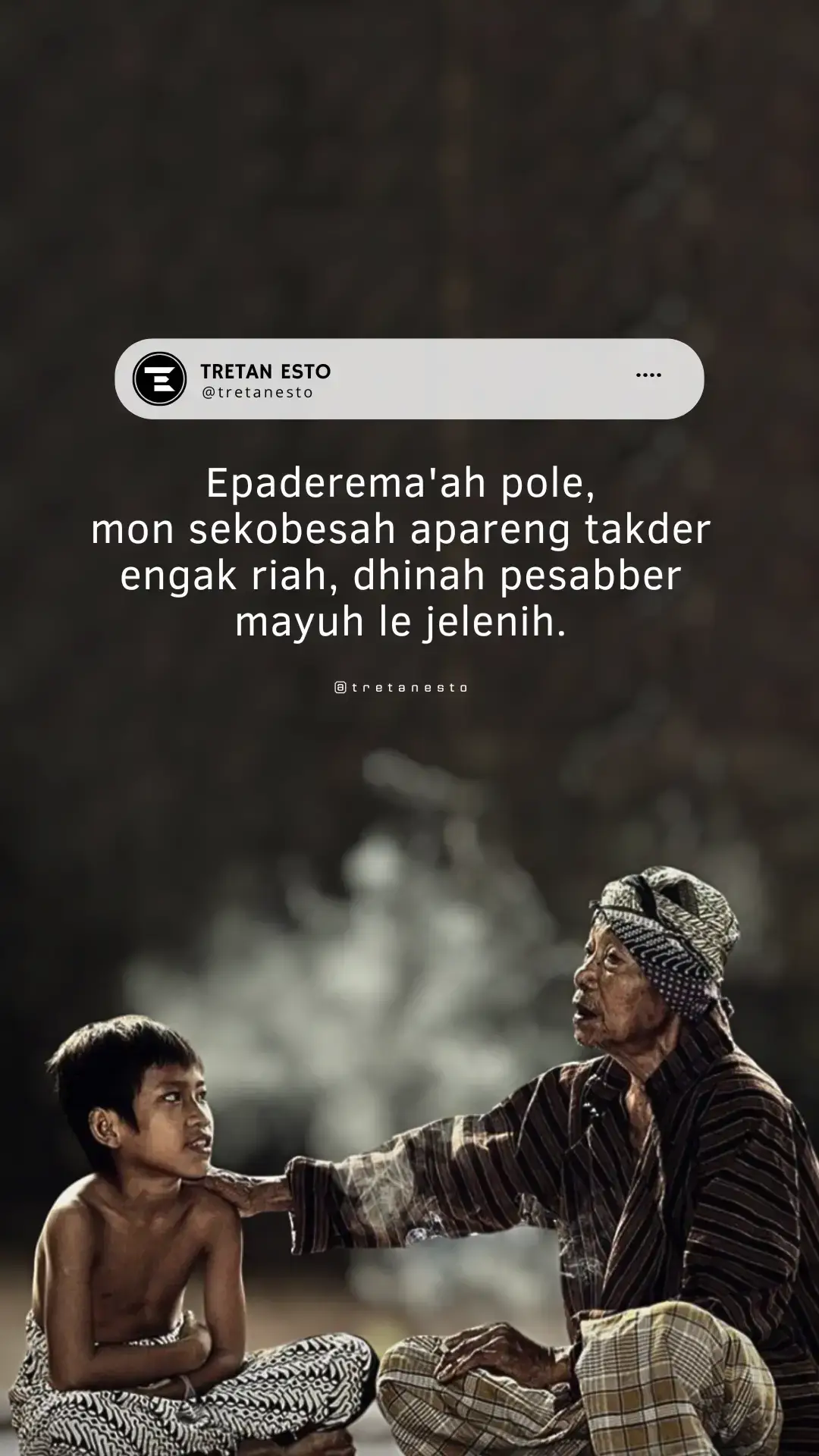 #tretanesto #katakatamadura #katakatamaduraviral #madurapride #qoutesmadura #maduraviral #masukberanda #bahasamadura #viralpage #foryoupage 