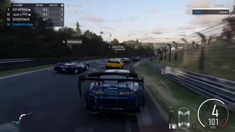 Toyota #SupraMK4 Double Wing Hitting 200mph Downforce in Nürburgring S-Class (Credit YT: IsuckAtDriving) #forzamotorsport #xyzbca #foryoupage #fypシ #racinggames #toyota #toyotasupramk4 #Nürburgring 