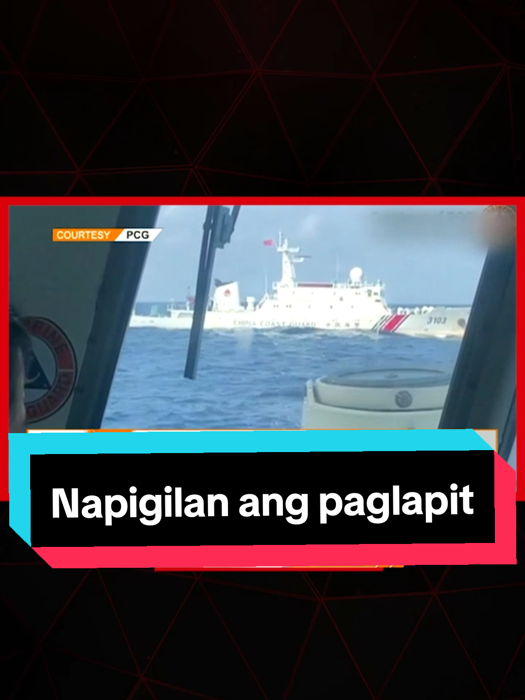 Napaatras ang isang barko ng China na lumalapit sana sa baybayin ng Zambales. #News5 #FrontlineExpress #BreakingNewsPH 