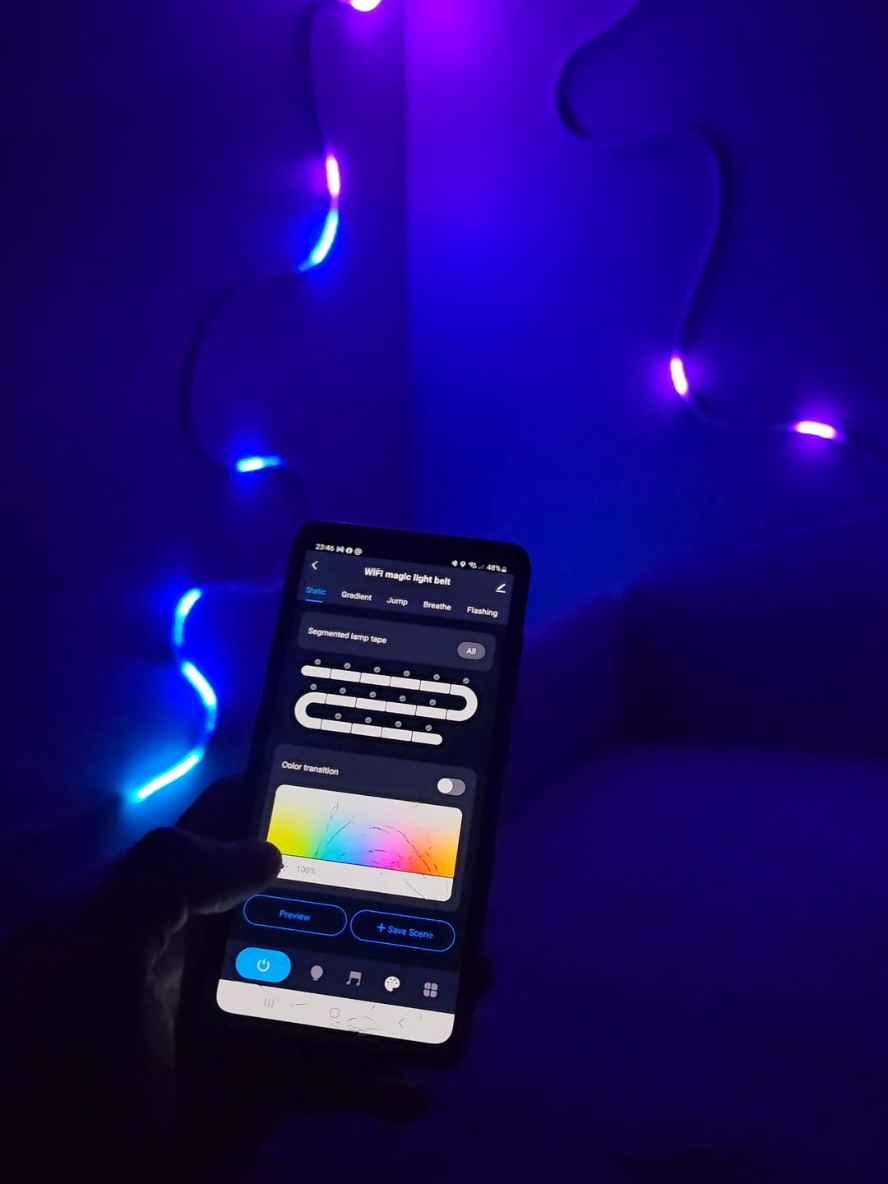 Transform your room with these viral LED strip lights 🌈 #LEDStripLights #TikTokMadeMeBuyIt #RoomGlowUp #ColorfulVibes #LightItUp #AestheticLights #ViralProducts #RoomGoals #CozyVibes #TechTrends