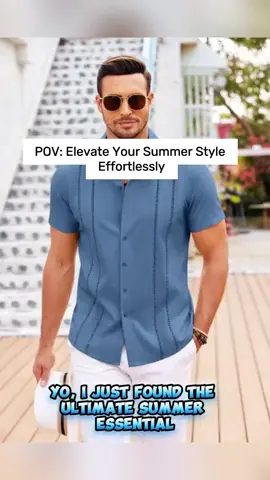 Summer discount! Only $16!two for free shipping🔥🔥#coofandy #men #fyp