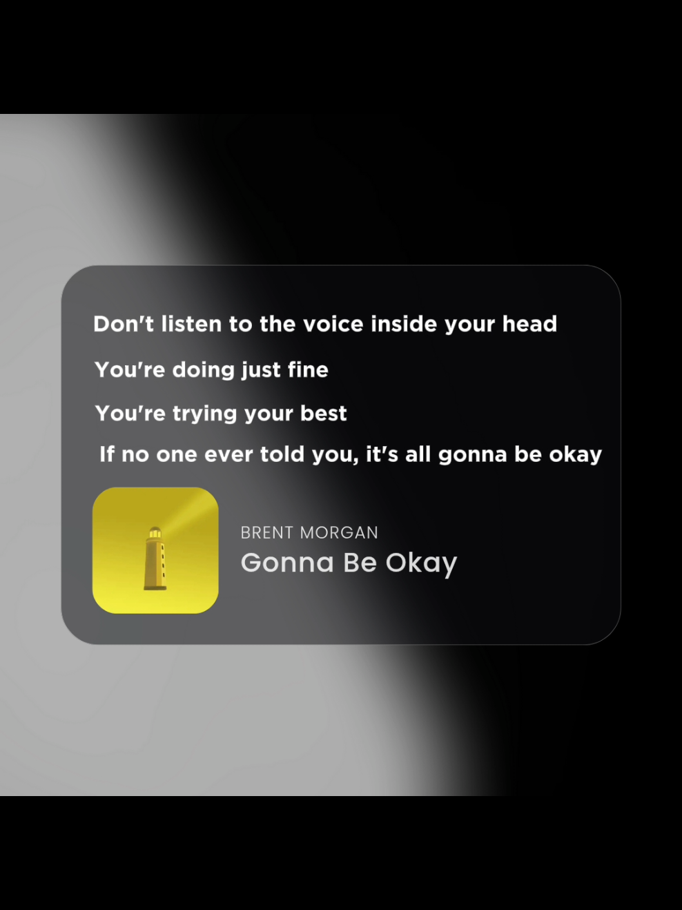 Gonna be okay lyrics - Brent Morgan  #fyp #lyrics #viraltiktok 