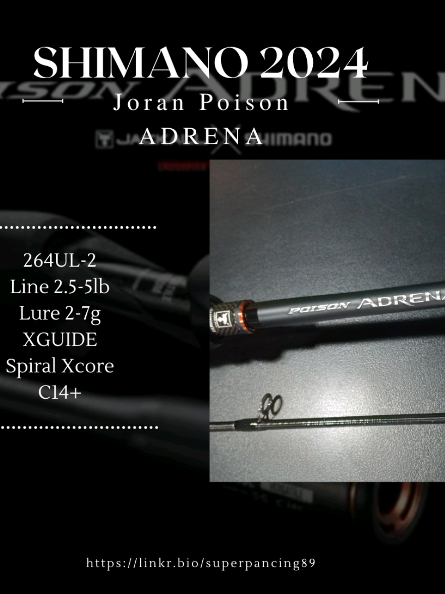 New joran Shimano poison ADRENA 264UL-2🔥 #fypシ #shimanofishing #joranpancing #viralvideo #fishing #memancing #shimano #joranmelengkung #viraltiktok #fyp #poison #adrena #mancingmania #mancingikan #mancingmaniamantap #shimanojoran 