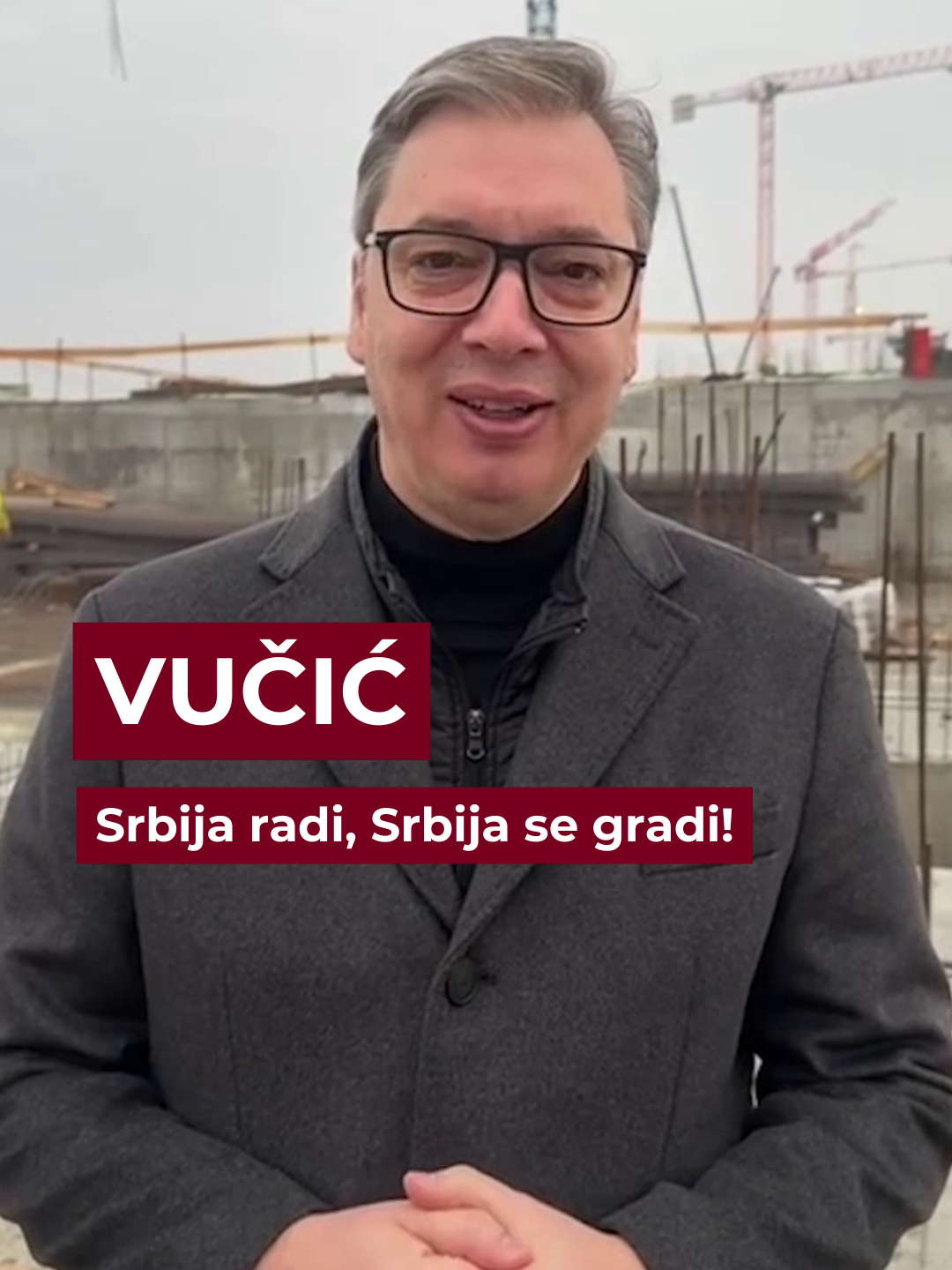 Predsednik Srbije Aleksandar Vučić obišao je jutros gradilište za Ekspo 2027 i poručio da Srbija radi i da se Srbija gradi. @jasamaleksandar