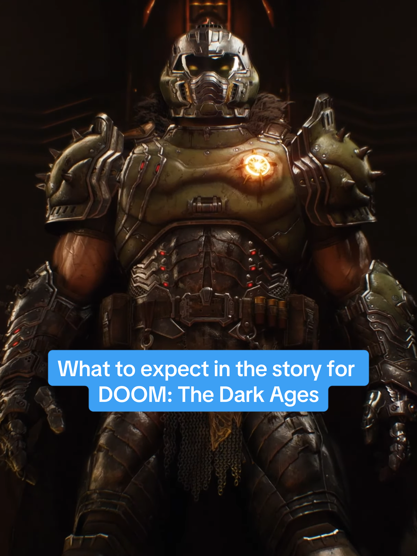 Here's a small teaser of what you can expect in the story for DOOM: The Dark Ages. #gaming #xbox #bethesda #doom #doomthedarkages #gameplay