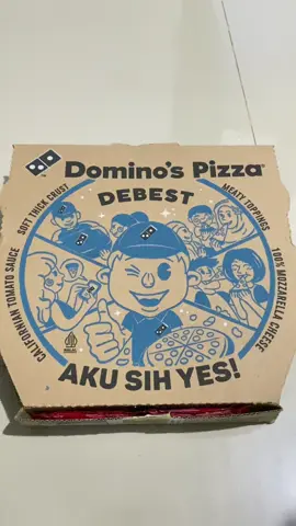 WORHT IT BANGET WOY!😭 Diskon 35% menggunakan voucher dari tiktok, yuk buruan beli. #dominos #vulcanocheese #dominospizza #fyp #kulinertiktok 