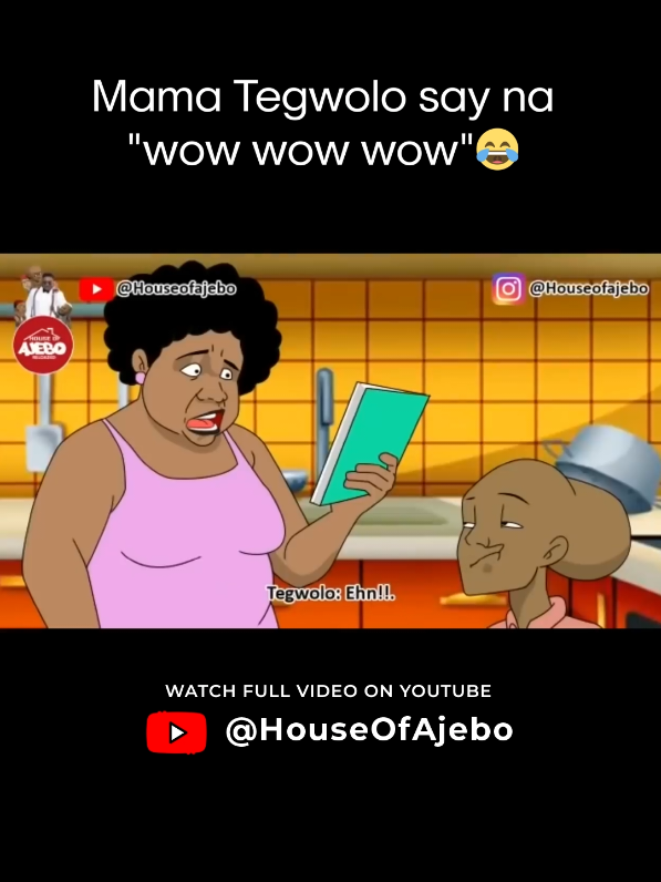 Mama Tegwolo no sabi Tegwolo homework🤣  #houseofajebo #skits #humor #homework #animations 