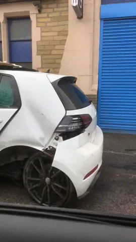 Bent Up ❌#mk7.5 #golfr #smashed #cars #fyp #fypviralシ #foryoupagе #zybcaシ #contentonly 