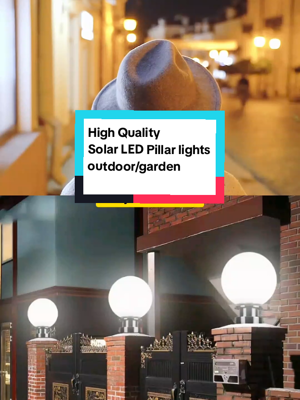 High Quality SOLAR LED Pillar lights.waterproof solar. click yellow BASKET.#solarlights #solar #pillar #postlamp #outdoor #garden  #highquality #fyp #foryoupage #foryouu #trend #100kviews #tiktokshopph #tiktokph #affiliatemarketing #affiliate 